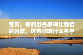 宝贝，你的出色表现让我倍感骄傲，这首歌叫什么名字呢