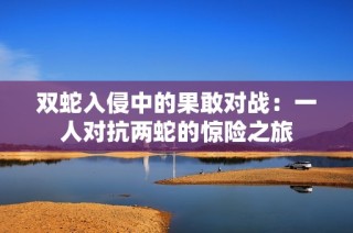 双蛇入侵中的果敢对战：一人对抗两蛇的惊险之旅