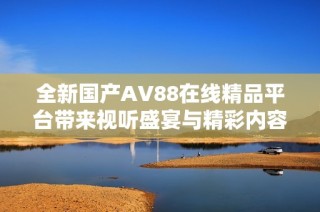 全新国产AV88在线精品平台带来视听盛宴与精彩内容体验