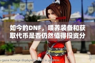 如今的DNF，喂养装备和获取代币是否仍然值得投资分析