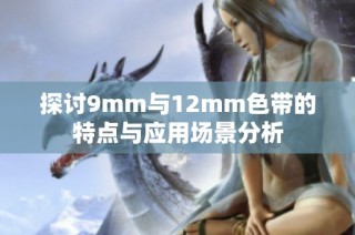 探讨9mm与12mm色带的特点与应用场景分析