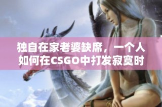 独自在家老婆缺席，一个人如何在CSGO中打发寂寞时光