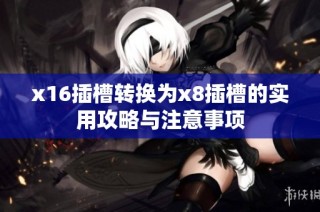 x16插槽转换为x8插槽的实用攻略与注意事项