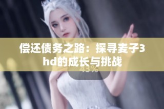 偿还债务之路：探寻麦子3hd的成长与挑战