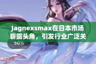 Jagnexsmax在日本市场崭露头角，引发行业广泛关注