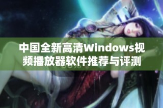 中国全新高清Windows视频播放器软件推荐与评测