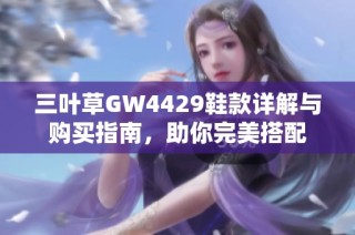 三叶草GW4429鞋款详解与购买指南，助你完美搭配