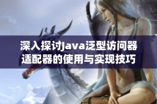 深入探讨Java泛型访问器适配器的使用与实现技巧