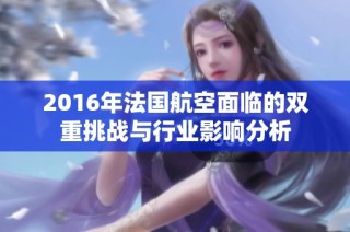 2016年法国航空面临的双重挑战与行业影响分析
