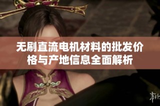 无刷直流电机材料的批发价格与产地信息全面解析