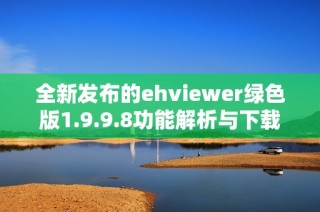 全新发布的ehviewer绿色版1.9.9.8功能解析与下载指南