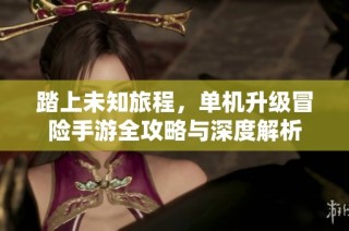踏上未知旅程，单机升级冒险手游全攻略与深度解析