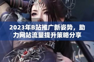 2023年B站推广新姿势，助力网站流量提升策略分享