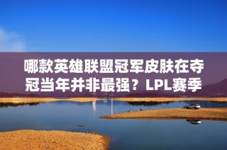 哪款英雄联盟冠军皮肤在夺冠当年并非最强？LPL赛季回顾与讨论