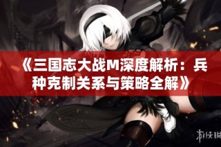 《三国志大战M深度解析：兵种克制关系与策略全解》