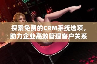 探索免费的CRM系统选项，助力企业高效管理客户关系