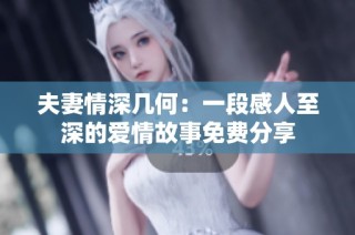 夫妻情深几何：一段感人至深的爱情故事免费分享