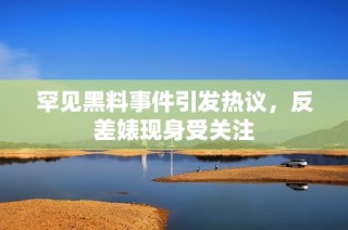 罕见黑料事件引发热议，反差婊现身受关注