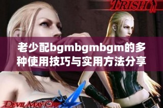 老少配bgmbgmbgm的多种使用技巧与实用方法分享