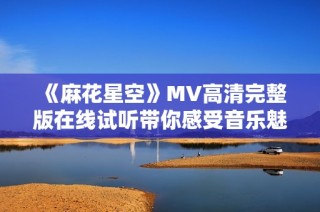 《麻花星空》MV高清完整版在线试听带你感受音乐魅力