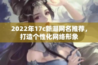 2022年17c新潮网名推荐，打造个性化网络形象