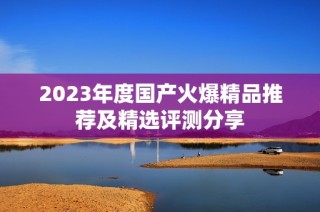 2023年度国产火爆精品推荐及精选评测分享