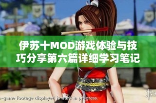 伊苏十MOD游戏体验与技巧分享第六篇详细学习笔记