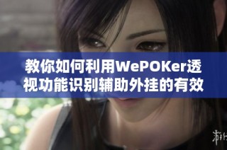 教你如何利用WePOKer透视功能识别辅助外挂的有效方法和技巧