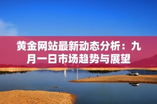 黄金网站最新动态分析：九月一日市场趋势与展望