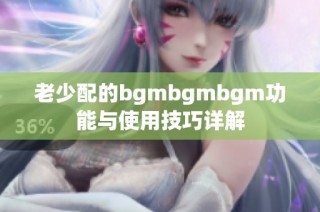 老少配的bgmbgmbgm功能与使用技巧详解