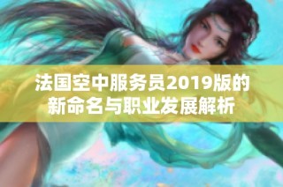 法国空中服务员2019版的新命名与职业发展解析