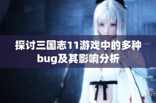 探讨三国志11游戏中的多种bug及其影响分析