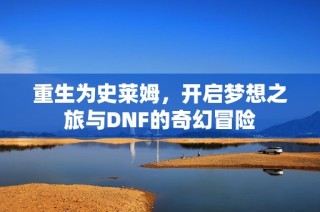 重生为史莱姆，开启梦想之旅与DNF的奇幻冒险