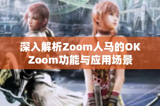 深入解析Zoom人马的OKZoom功能与应用场景