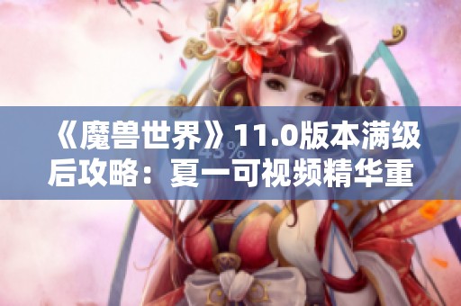 《魔兽世界》11.0版本满级后攻略：夏一可视频精华重整分析