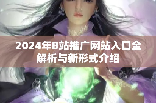 2024年B站推广网站入口全解析与新形式介绍