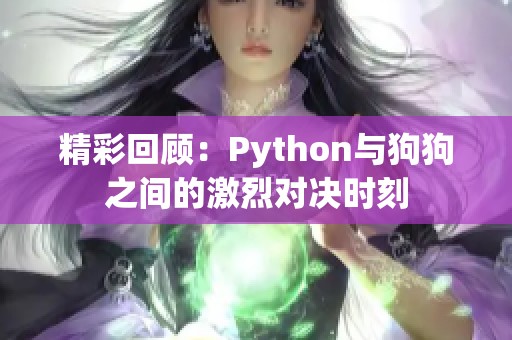 精彩回顾：Python与狗狗之间的激烈对决时刻