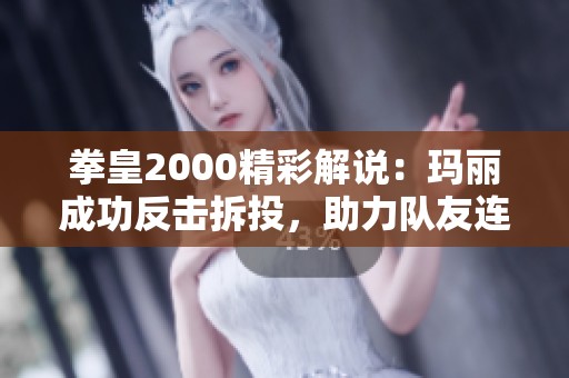 拳皇2000精彩解说：玛丽成功反击拆投，助力队友连击胜利