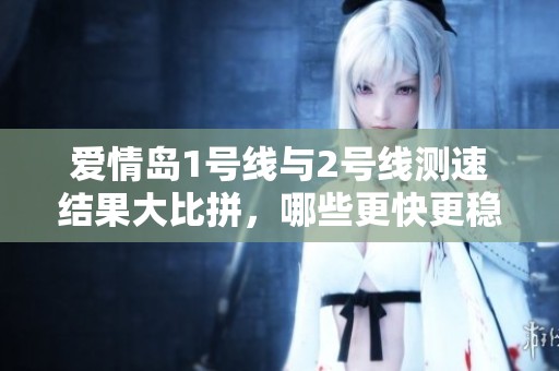 爱情岛1号线与2号线测速结果大比拼，哪些更快更稳？