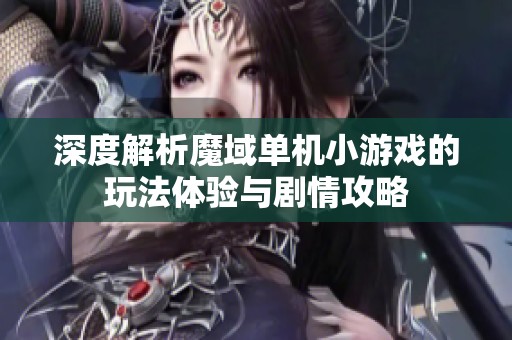 深度解析魔域单机小游戏的玩法体验与剧情攻略