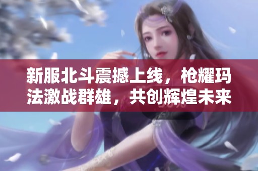 新服北斗震撼上线，枪耀玛法激战群雄，共创辉煌未来！