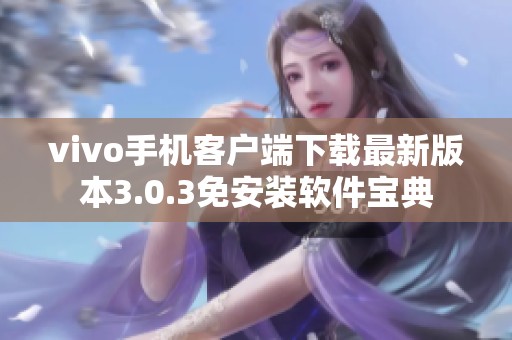 vivo手机客户端下载最新版本3.0.3免安装软件宝典