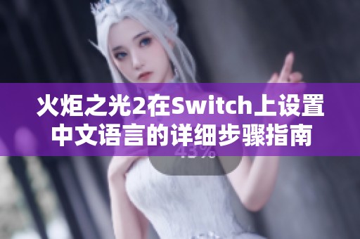 火炬之光2在Switch上设置中文语言的详细步骤指南