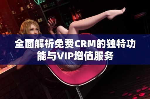 全面解析免费CRM的独特功能与VIP增值服务