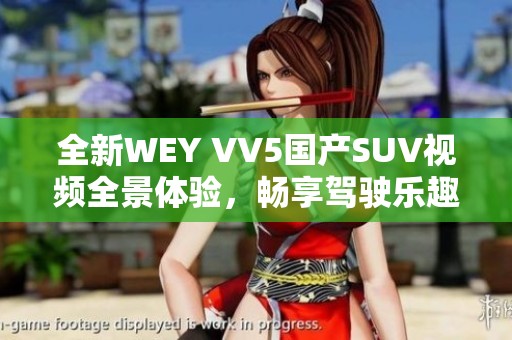 全新WEY VV5国产SUV视频全景体验，畅享驾驶乐趣