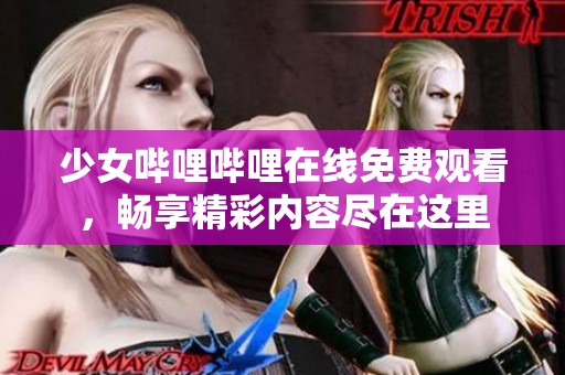 少女哔哩哔哩在线免费观看，畅享精彩内容尽在这里