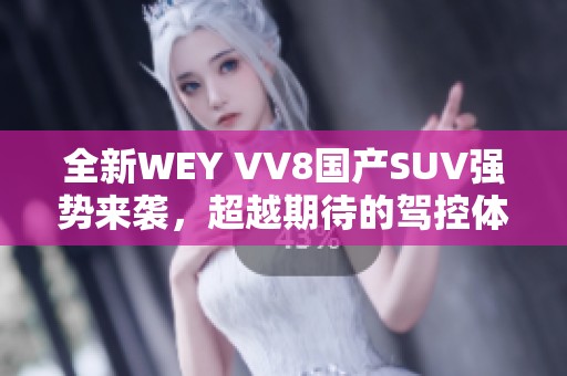 全新WEY VV8国产SUV强势来袭，超越期待的驾控体验