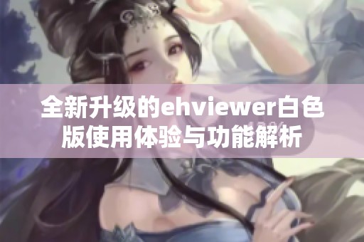 全新升级的ehviewer白色版使用体验与功能解析