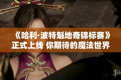 《哈利·波特魁地奇锦标赛》正式上线 你期待的魔法世界回归了吗？
