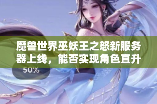 魔兽世界巫妖王之怒新服务器上线，能否实现角色直升体验